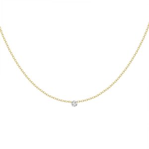 Floating Diamond .10 Ct