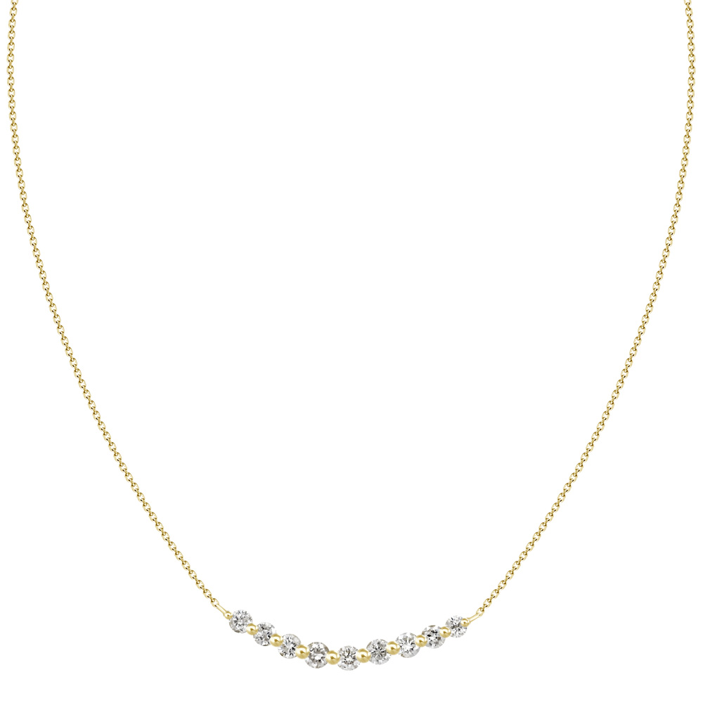 Moon Diamond Necklace