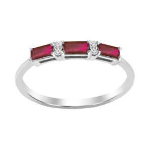 Ruby Baguette Diamond