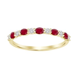 Ruby Diamonds Ring