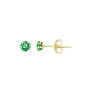 Emerald studs