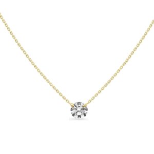 Floating diamond .50 ct